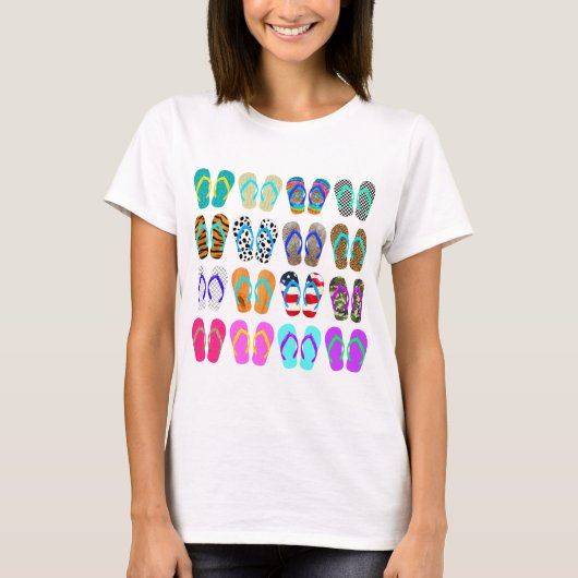 Flip-Flop Chart T-shirt (Voorkant)