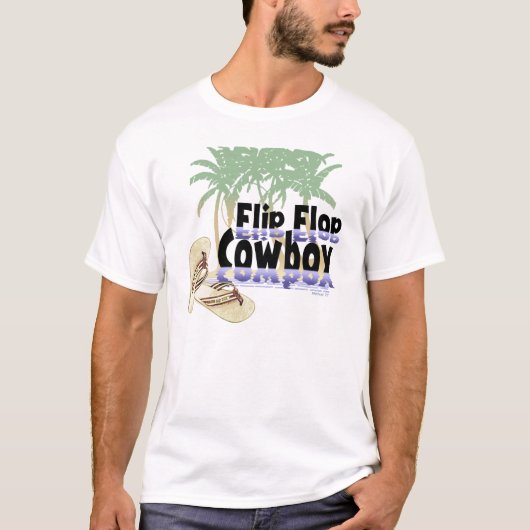 Flip Flop Cowboy T-shirt (Voorkant)