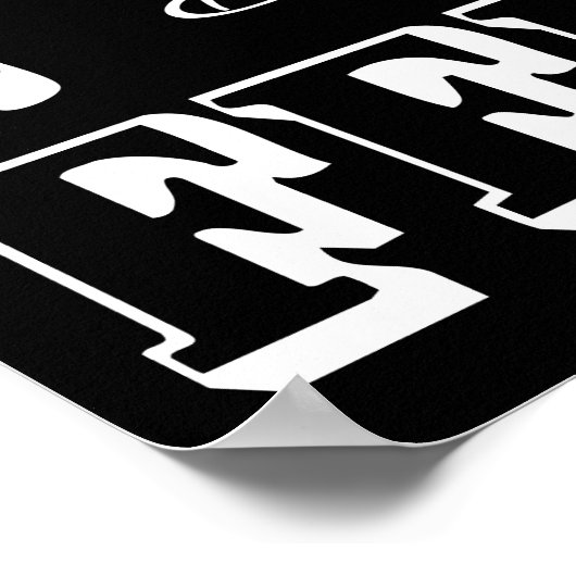 Flip Flop Dancing Wedding Sign - 11 x 14 inch Poster (Hoek)