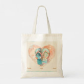 Flip Flop Hart Strandtas – Kust Zomer Tas (Achterkant)
