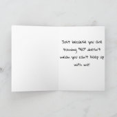 FLIP-FLOP HUMOR OP JE ***30ste** VERJAARDAG Kaart (Binnen)