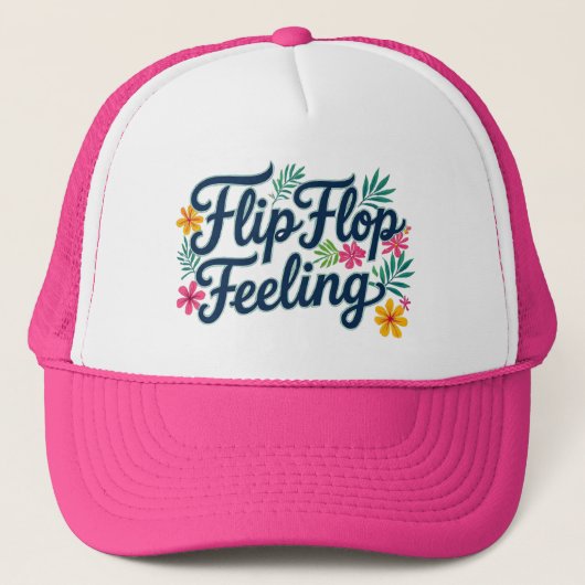 Flip flop I gevoel Trucker Pet (Voorkant)