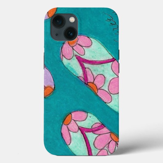 Flip Flop iPhone Case (Achterkant)