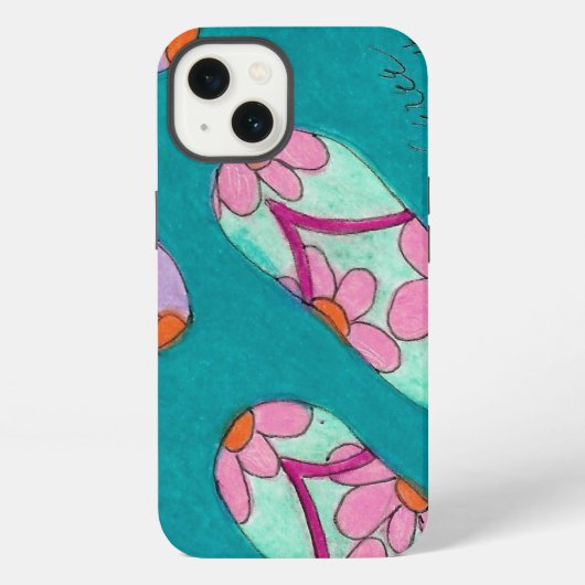 Flip Flop iPhone Case Hoesje (Achterkant)
