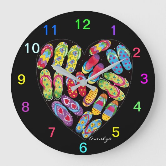 Flip-Flop-klok Large Clock Grote Klok (Voorkant)