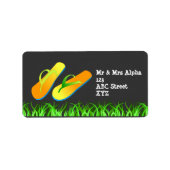 Flip flop Label (Voorkant)