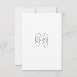 Flip Flop, leuk, sandaal thema Bedankkaart