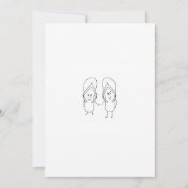 Flip Flop, leuk, sandaal thema Kaart