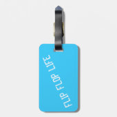 Flip Flop Leven Bagage Label (Achterkant verticaal)