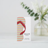 Flip Flop Lifeguard Visitekaartje (Staand voorkant)