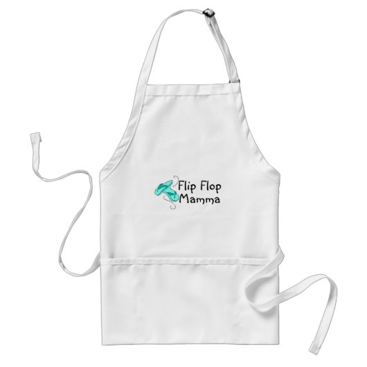 Flip Flop Mamma Standaard Schort (Voorkant)