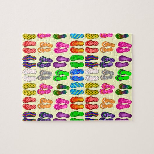 Flip Flop Parade Legpuzzel (Horizontaal)