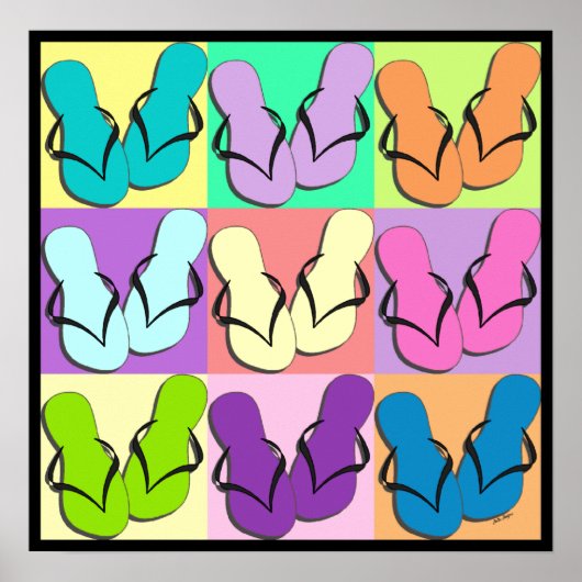 Flip Flop Parade Poster (Voorkant)