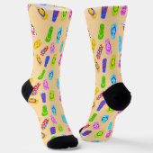 Flip Flop Patroon Sokken (Gebogen)