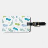 Flip Flop Pattern Bagagelabel (Voorkant horizontaal)
