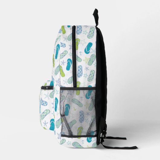 Flip Flop Pattern Bedrukte Rugzak (Rechts)