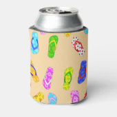 Flip Flop Pattern Blikjeskoeler (Blikje Achterkant)