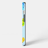 Flip Flop Pattern Blue Hoesje-Mate iPhone Case Hoesje (Linkerkant)