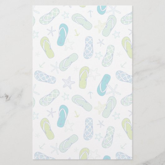 Flip Flop Pattern Briefpapier (Voorkant)