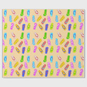 Flip Flop Pattern Cadeaupapier (Vlak)