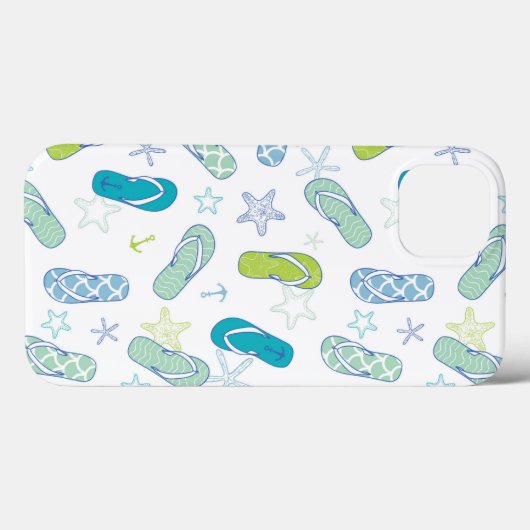 Flip Flop Pattern Case-Mate iPhone Case (Achterkant (horizontaal))