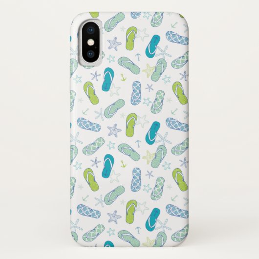 Flip Flop Pattern Case-Mate iPhone Case (Achterkant)