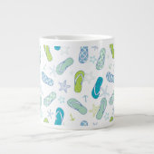 Flip Flop Pattern Grote Koffiekop (Voorkant)