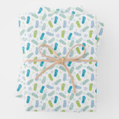 Flip Flop Pattern Inpakpapier Vel (In situ)