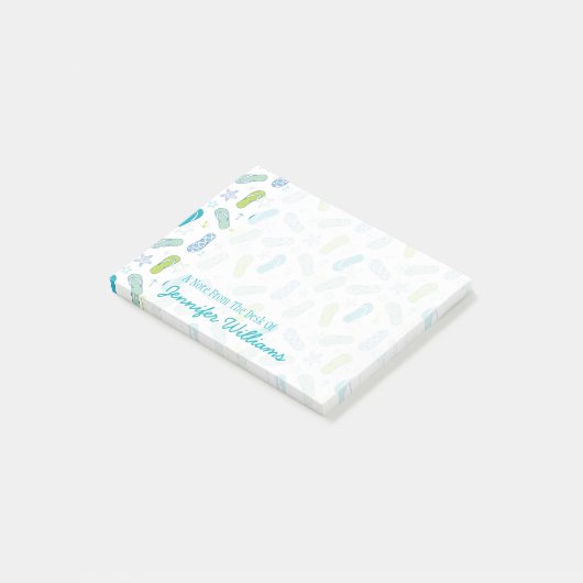 Flip Flop Pattern | Jouw namen toevoegen Post-it® Notes (Schuin)