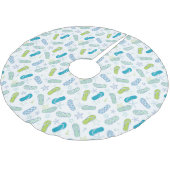 Flip Flop Pattern Kerstboom Rok (Gekanteld)