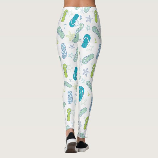 Flip Flop Pattern Leggings (Achterkant)