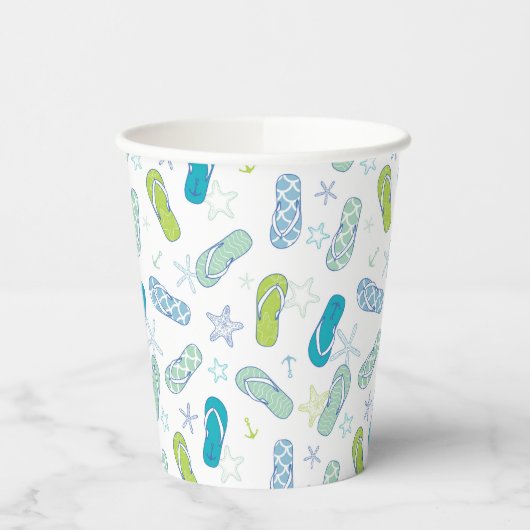 Flip Flop Pattern Papieren Bekers (Links)