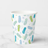 Flip Flop Pattern Papieren Bekers (Voorkant)
