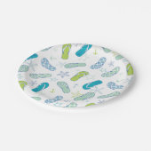 Flip Flop Pattern Papieren Bordje (Gekanteld)