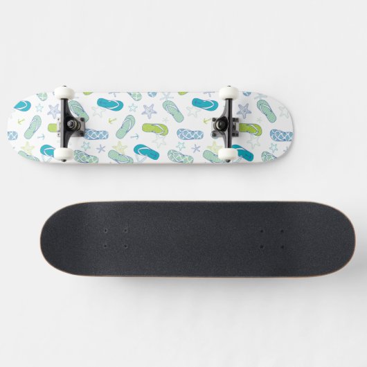 Flip Flop Pattern Persoonlijk Skateboard (Horizontaal)