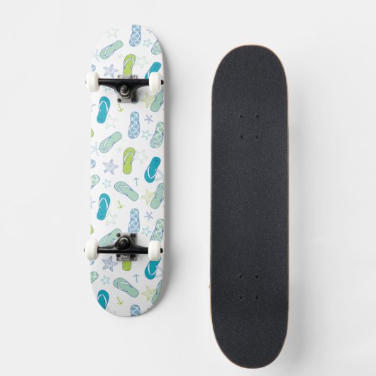 Flip Flop Pattern Persoonlijk Skateboard (Voorkant)