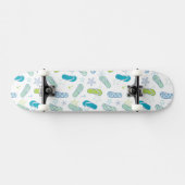 Flip Flop Pattern Persoonlijk Skateboard (Horizontaal)