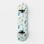 Flip Flop Pattern Persoonlijk Skateboard (Voorkant)