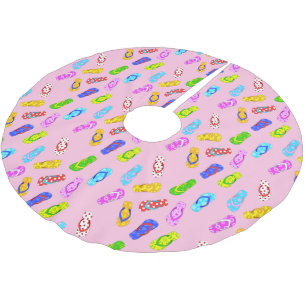 Flip Flop Pattern Roze Kerstmis Kerstboom Rok