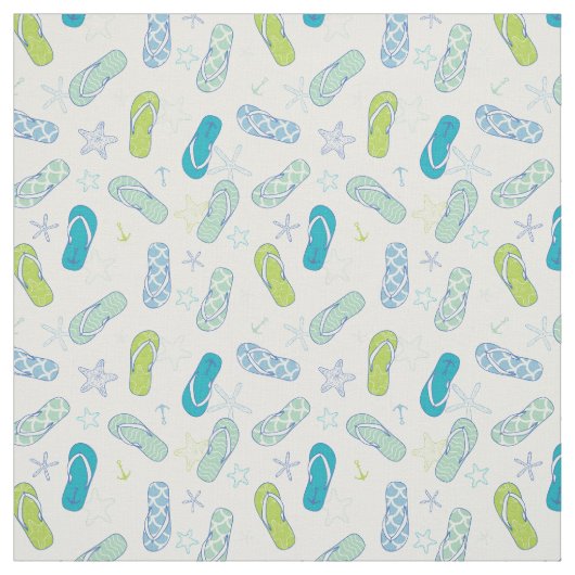 Flip Flop Pattern Stof (Swatch)