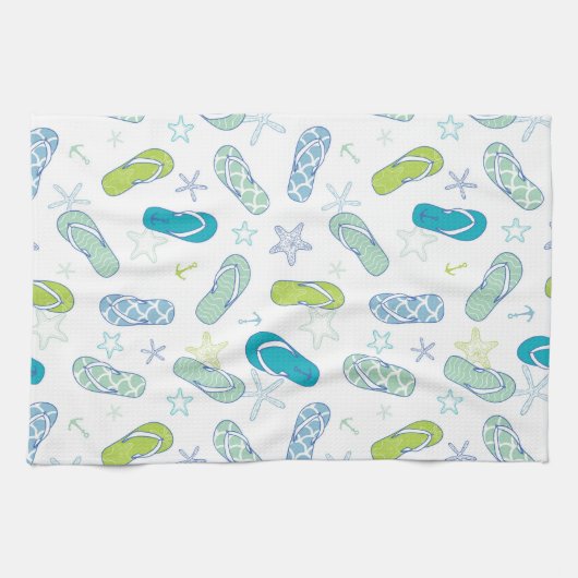 Flip Flop Pattern Theedoek (Horizontaal)