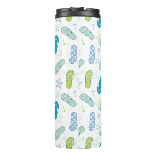 Flip Flop Pattern Thermosbeker (Achterkant)