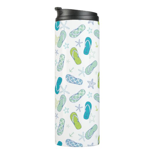 Flip Flop Pattern Thermosbeker (Geroteerd rechts)