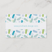 Flip Flop Pattern Visitekaartje (Achterkant)