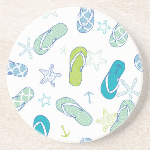 Flip Flop Pattern Zandsteen Onderzetter