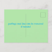 Flip Flop Pool Party Uitnodiging Briefkaart (Achterkant)