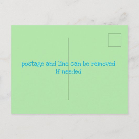 Flip Flop Pool Party Uitnodiging Briefkaart (Achterkant)