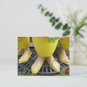 Flip Flop Pot Briefkaart (Staand voorkant)