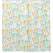Flip Flop Print Shower Curtain Douchegordijn (Voorkant)