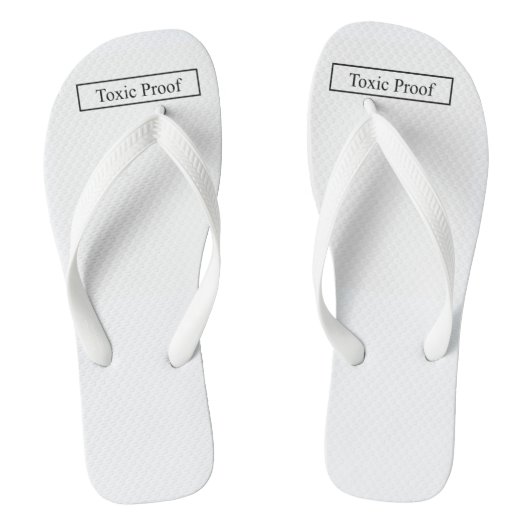 Flip flop sandaal slippers giftig bewijs (Voetbed)